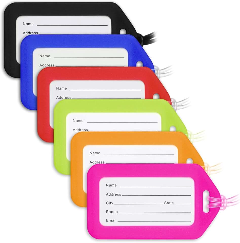 Mifflin-USA Luggage Tags (Assorted