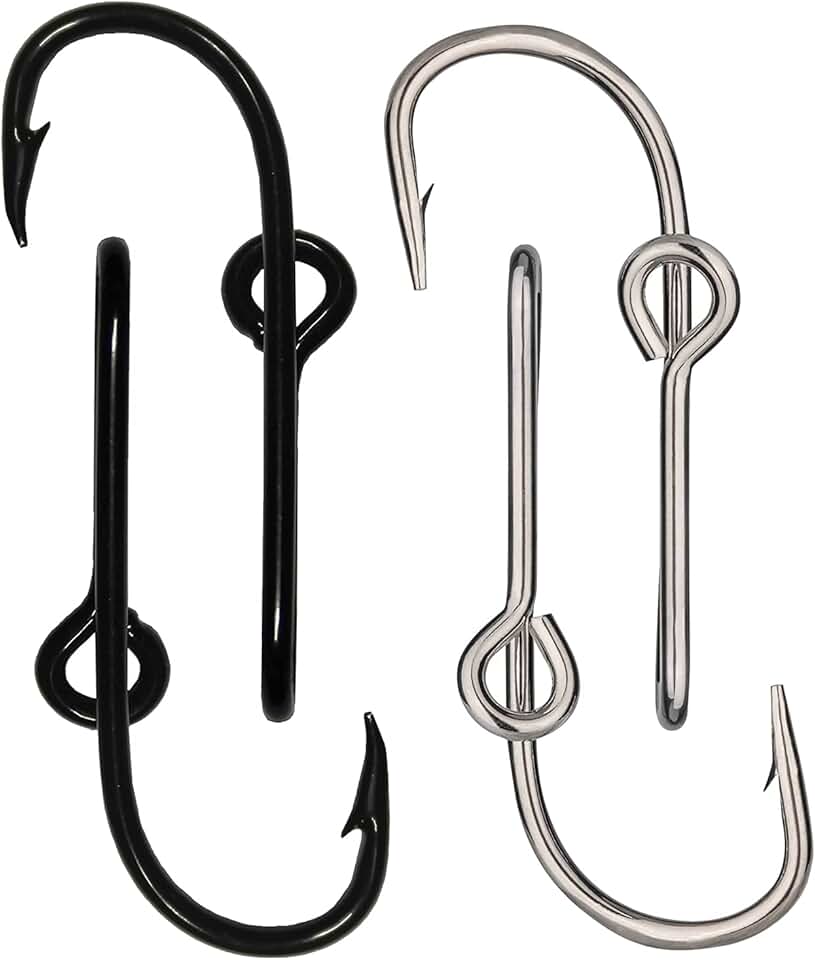 4 PCS Hat Clip Hats Pins Fish Hook Hooks Custom Hook Set High Carbon Steel