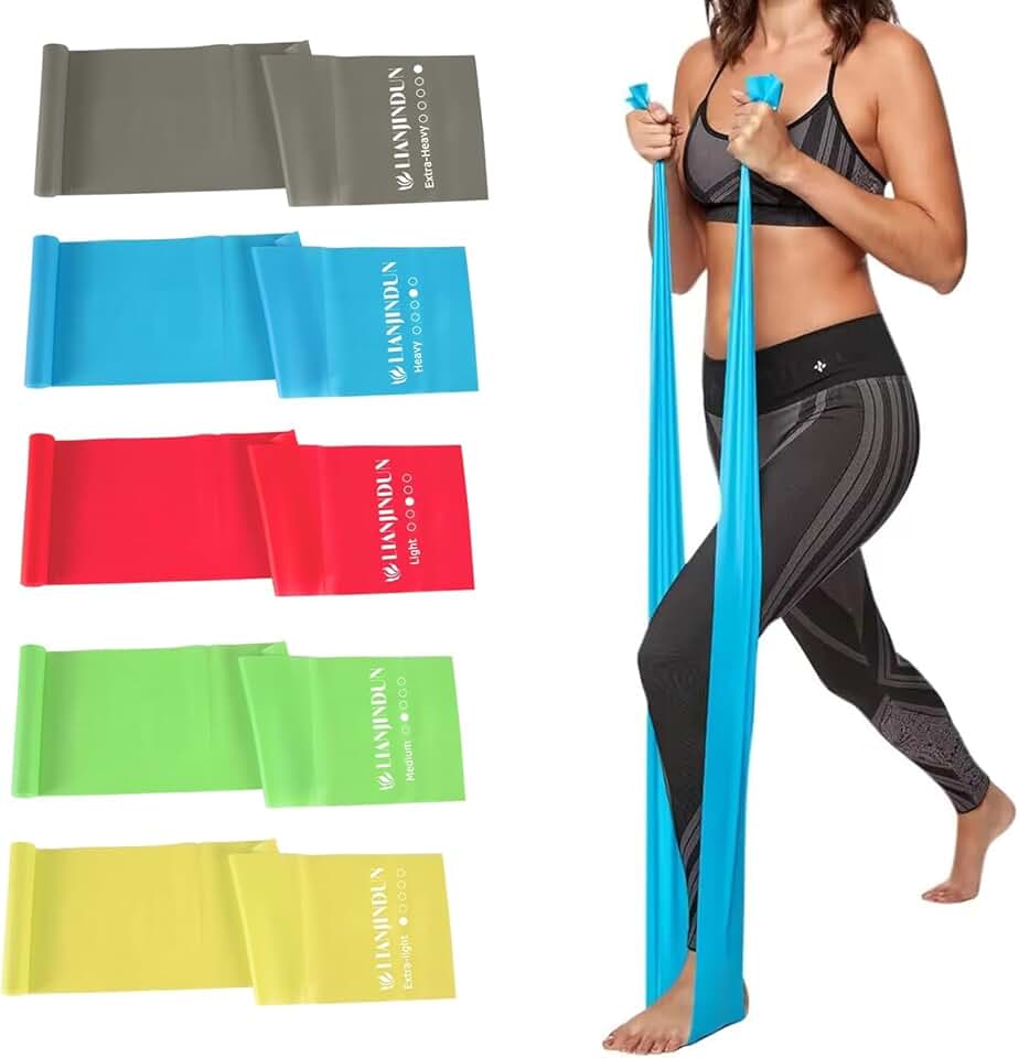 5 Pcs Professional Resistance Bands. Latex-Free