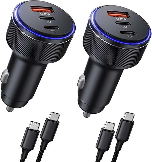 Car Charger for iPhone 16/16 Pro Max USB C Fast Charger