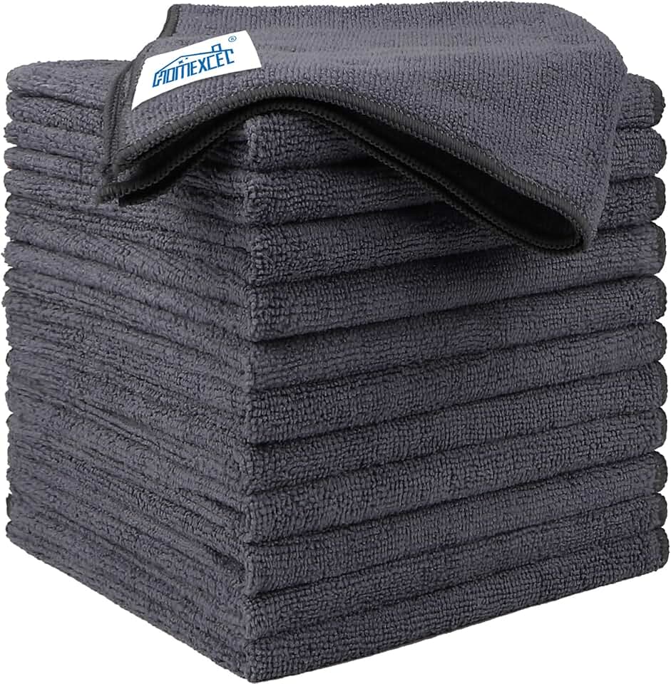 HOMEXCEL Microfiber Cleaning Cloth 12 Pack