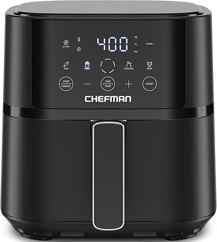Chefman Air Fryer โ 4 QT Compact Airfryer for Quick & Easy Meals in Minutes